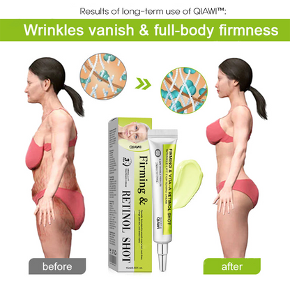🧠👨‍⚕️Made and shipped from the USA 💫QIAWI® Skin Tightening & Vita-A Retinol Retinol shot Anti-Wrinkle Firming Tightening cream - Last Day Promotion 70% OFF